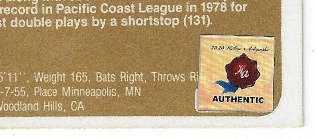 GUY SULARZ 1983 FLEER  BASEBALL AUTOGRAPHED ROOKIE CARD 273 SAN FRANCISCO GIANTS - Image 3 of 3