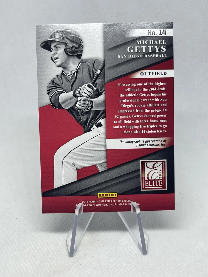 2014 Panini Elite Extra Edition Series Signatures /99 Michael Gettys #14 Auto - Image 2 of 2