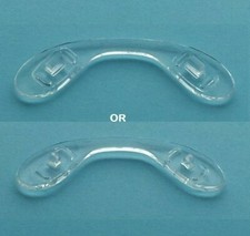 Premium Saddle Bridge Silicone Nose Pads For Glasses -Push/Screw In- Extra Comfy