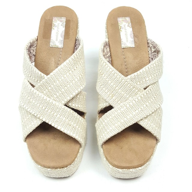 sage platform sandals