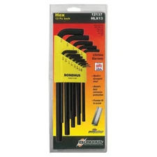 BONDHUS 13 PCE HEX L-WRENCH LONG .050-3/8INCH BD12137 - USA BRAND