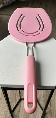 GOOD COOK PINK BARBIE NYLON PLASTIC WIDE BLADE FLEXIBLE SPATULA GREAT CONDITION