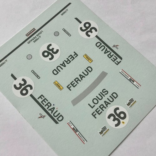 Coche a escala 1:43 Décalcomanie Slot Ferrari 365 GTB4 DAYTONA LE MANS 1972 FEROUD 36 - Imagen 2 de 2