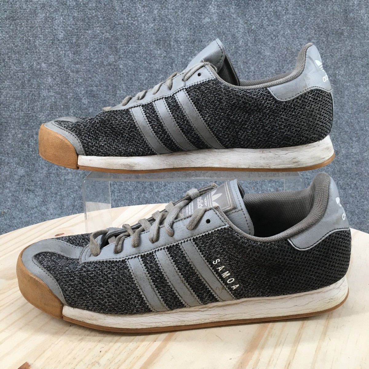 Adidas Shoes Mens 11.5 Originals Samoa Sneakers Gray Lace Up