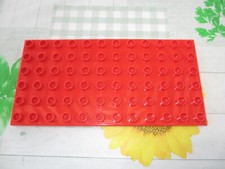 Lego Duplo 1 Bauplatte Platte 6 x 12 Noppen 9,5 x 19 cm rot  (060922E)