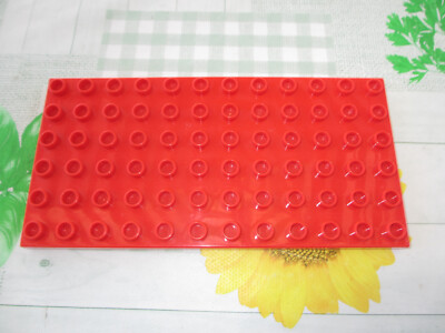 Lego Duplo 1 Bauplatte Platte 6 x 12 Noppen 9,5 x 19 cm rot  (060922E)