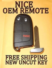 OEM DODGE SMART KEY KEYLESS ENTRY PROXIMITY REMOTE FOB 68066349 M3N-40821302