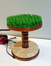 Falconry Wood Block Perch 5.5 Kestrel Merlin Marble Astroturf Small Size Falconry Wood Block Perch 5.5 Kestrel Merlin Marble Astroturf Small Size