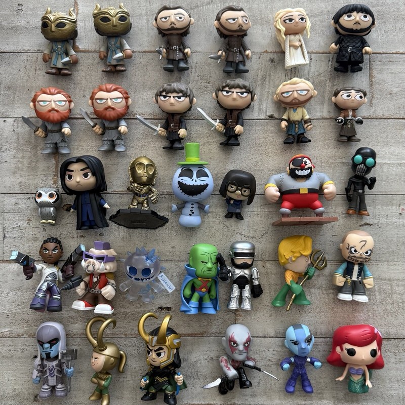 Funko Mystery Minis Game of Thrones Marvel DC Disney - Lot of 32