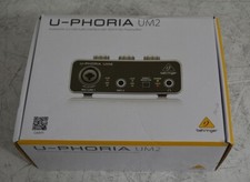 New Open Box Behringer U-phoria Um2 Usb Audio Interface