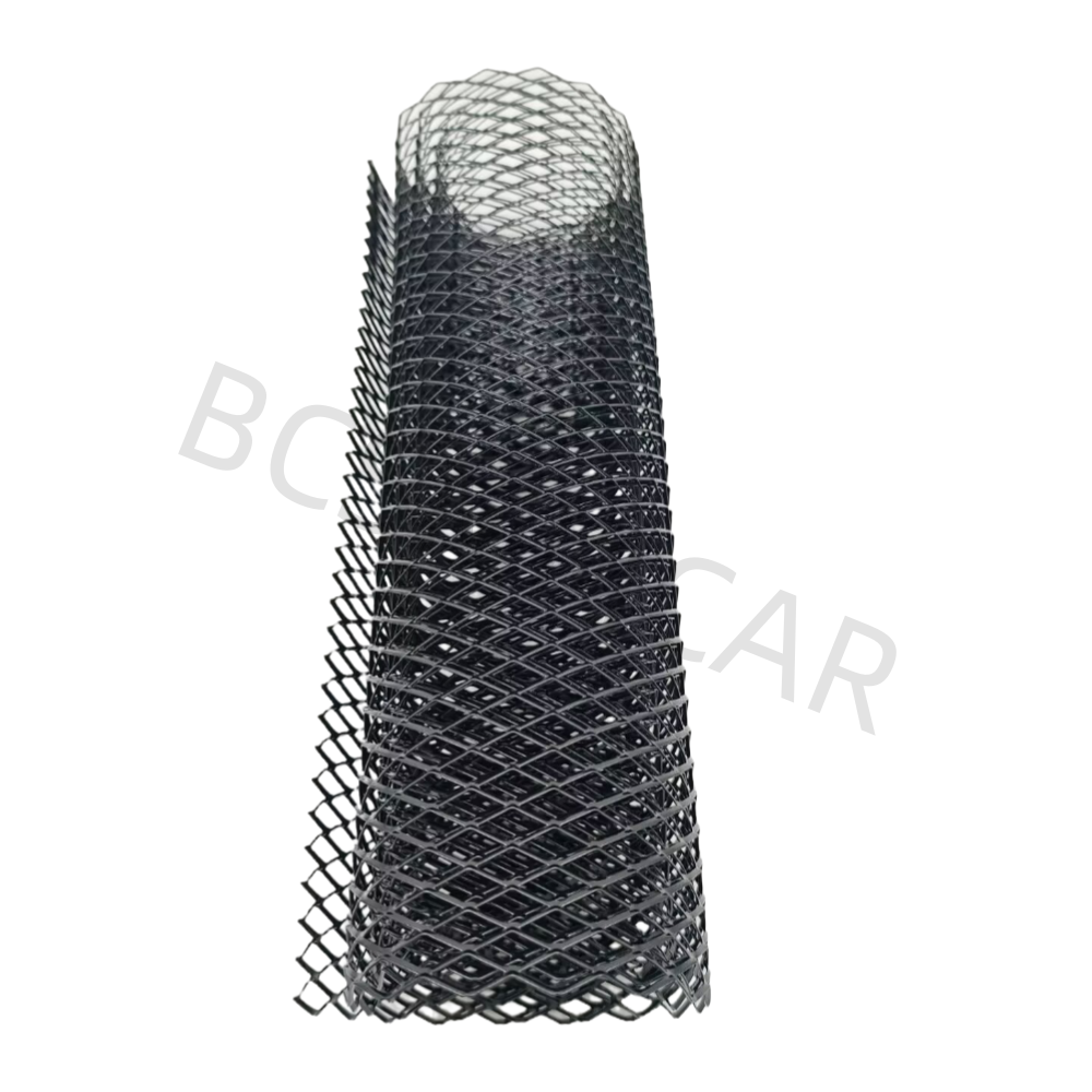 Car Front Bumper Hood Vent Rhombus Grille Mesh Cover Aluminum Grill Mesh Net Cap