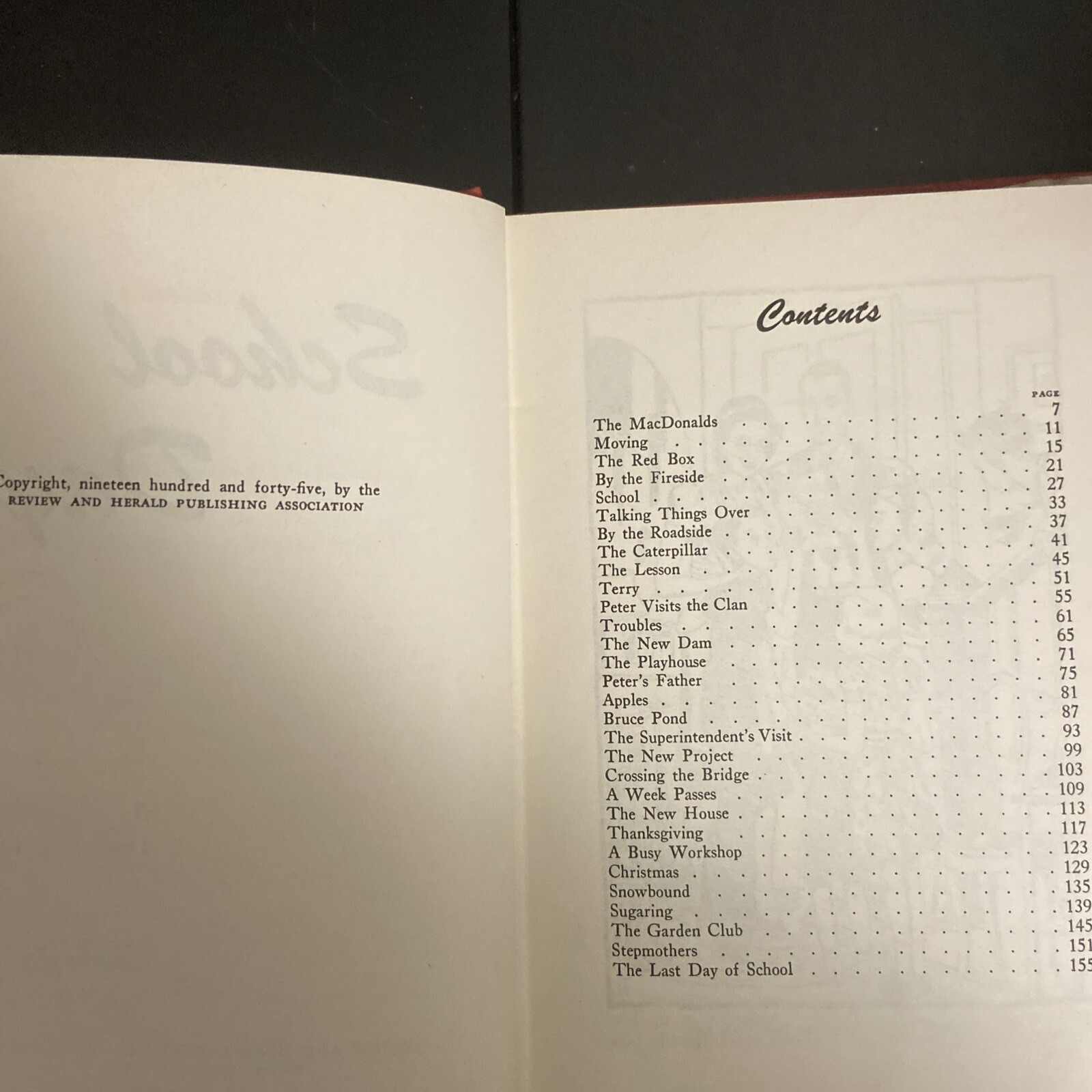 School Days - Leslie Drown - Vernon Nye - 1945 Lessie Book With Dust Jacket