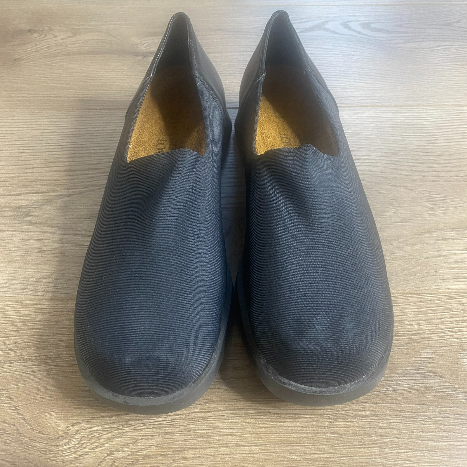 Naot Shoes Womens 38.5 Black Slip On Loafer Flats Round Toe Comfort