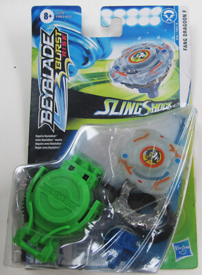 Beyblade Burst Sling Shock FANG DRAGOON F Top HASBRO Attack +LAUNCHER USA NEW