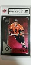 Wayne Gretzky 2011-12 QUAD Black Diamond RUBY Hockey Card #40/100 KSA Grade 10!!