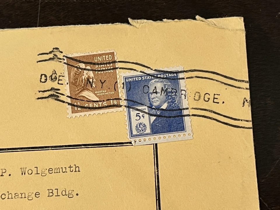 ERROR 1941 US INSURED COVER DEBRIS IN CANCEL MACHINE NEW YORK TO SEATTLE - Image 2 of 4