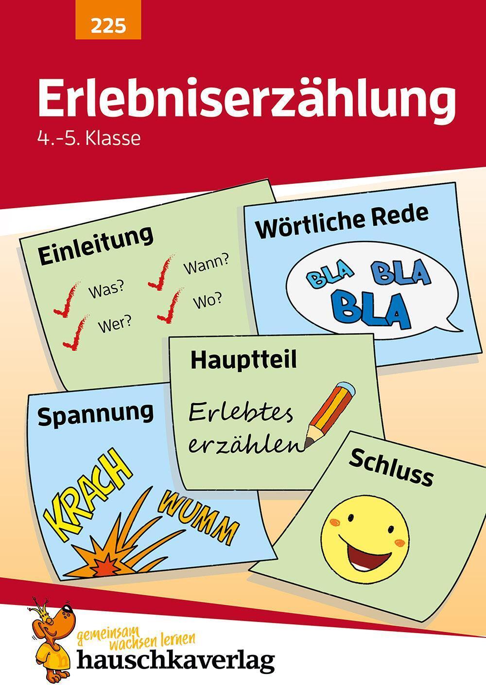 Thumbnail - Gerhard Widmann | Erlebniserzählung. Aufsatz 4./5. Klasse, A5-heft |