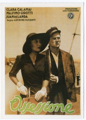 postcard card Ciak OBSESSION CLARA CALAMAI AND MAXIMA GIROTTI