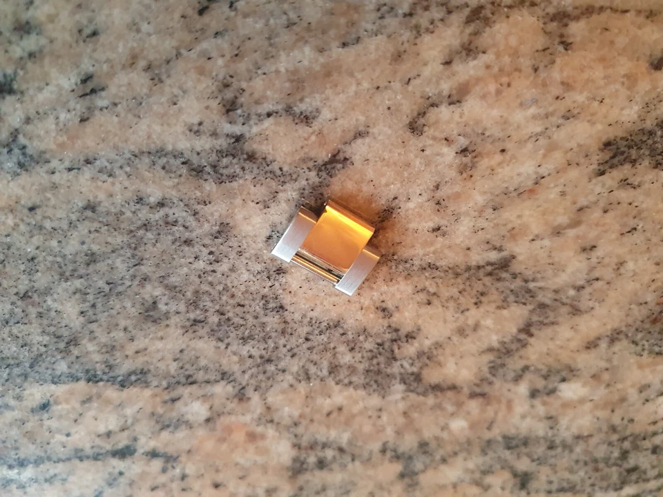 Rolex Submariner Oyster Part ouro 18K relógio sólido link 100% genuíno. - Imagem 3 de 4