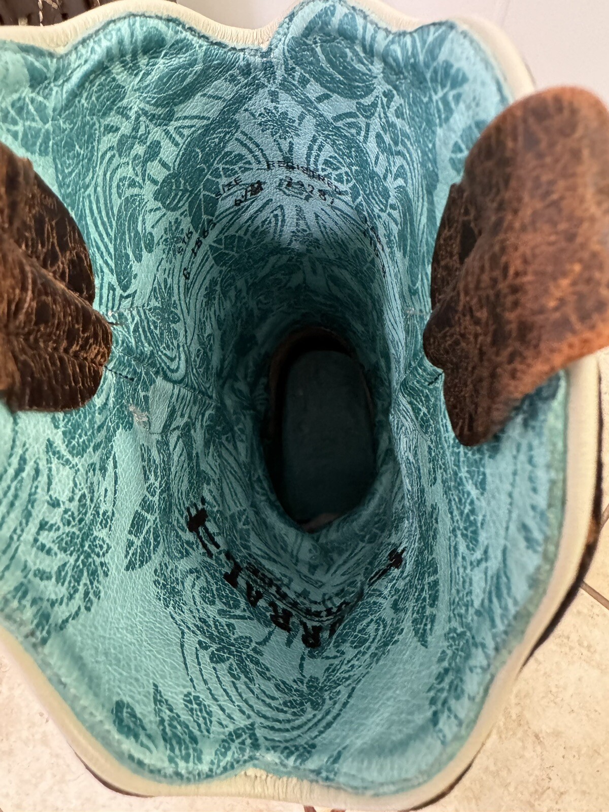 Corral Boots Genuine Python Snake Leather Western… - image 11