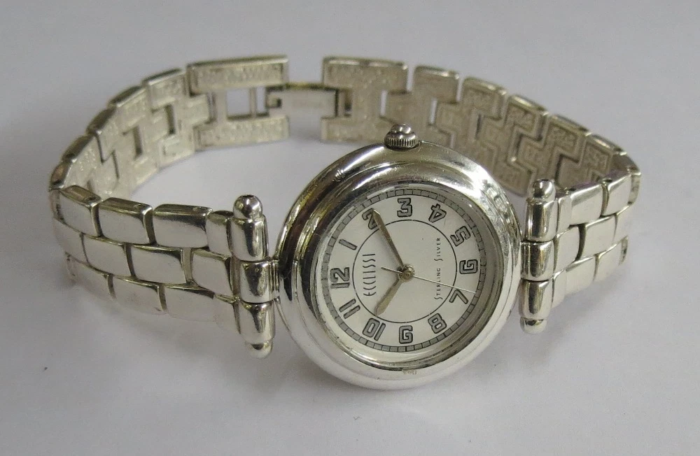 Ecclissi sterling silver watch best sale 3240