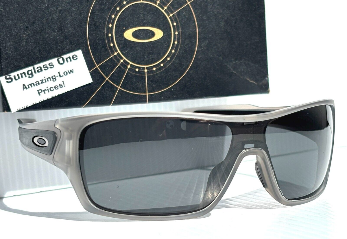 NEW Oakley TURBINE ROTOR Matte Grey POLARIZED Galaxy Black Lens