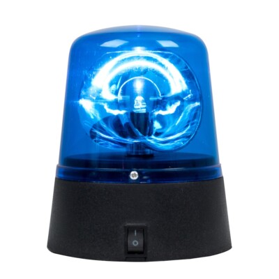 Blaue LED Neuheit Leuchte rotierend batteriebetrieben Partylicht blinkendes Design