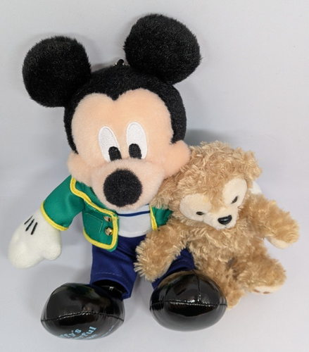 Distintivo peluche Tokyo DisneySea Duffy's Wonderful Voyage Topolino e Duffy limitato raro - Foto 11 di 21