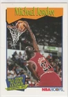 MICHAEL JORDAN 1991 NBA Hoops Basketball ALL-TIME SCORING AVG. LEADER BULLS CARD