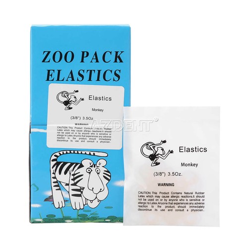 Lazos de ligadura de ortodoncia dental bandas elásticas de látex para brackets brackets - Imagen 65 de 85