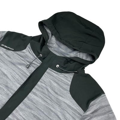 Zero Restriction Golf Men's Tour Series Full Zip Windbreaker Jacket Gray   Large