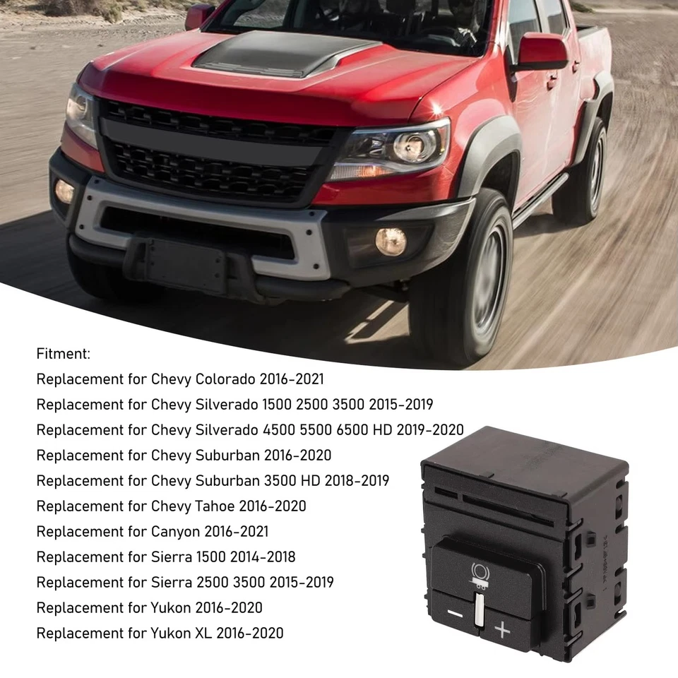 84108373 Trailer Brake Control Switch For Chevy Silverado GMC Sierra 1500 2500 - Image 3 of 4