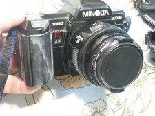 Minolta Maxxum 7000 AF Camera Outfit, 2 Lenses , Manual, Cover, Case, Tested