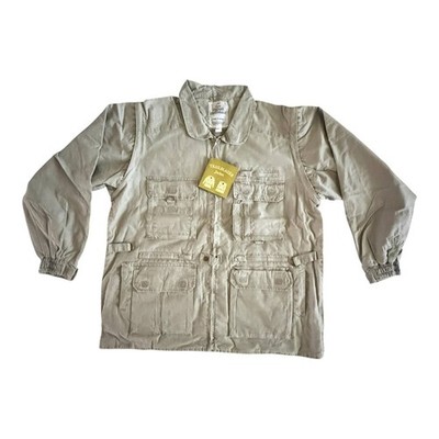 Vintage Rothco Outback Trailblazer Jacket XL Safari Hunting Fishing Canvas Utili