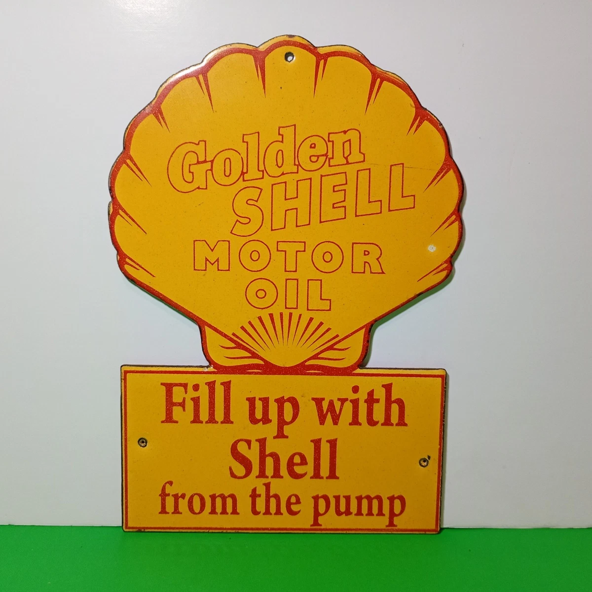 その他 Vintage Shell Oil l Sign Las mejores ofertas en Signo de Shell Vintage | eBay