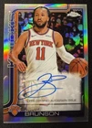 JALEN BRUNSON 2025-26 TOPPS  CHROME REFRACTOR AUTOGRAPH TCA-JB NEW YORK KNICKS