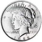1922 PEACE SILVER DOLLAR COIN BU CONDITION 90% Silver BU