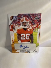 2021 Leaf Pro Set Sheridan Jones RC Auto #PS-SJ1 Clemson Tigers