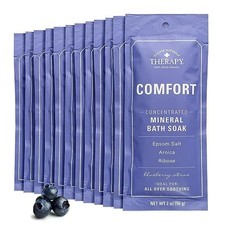 Village Naturals Therapy, Comfort Concentrated Mineral Bath Soak, Blueberry C...