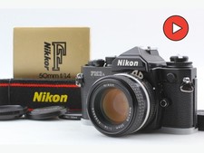  TOP MINT Nikon FM3A Black 35mm Film Camera  Ai-s 50mm f/1.4 Lens From JAPAN