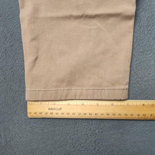 Mugsy Jeans Belmonts Pants Mens 33x28 Khaki Chino Stretch Slim Fit Casual - Picture 11 of 12