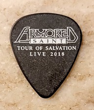 ARMORED SAINT - Tour Of Salvation LIVE 2018 / Authentic & RARE Tour Guitar Pick