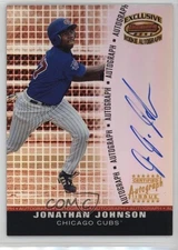 2001 Bowman's Best Exclusive Rookie Auto Jonathan Johnson #BBEA-JJ Auto