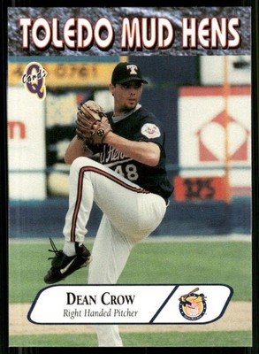 1998 Blueline Toledo Mud Hens DEAN CROW RC TIGERS GARLAND TX