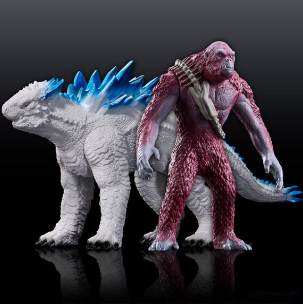 バンダイ　ムービーモンスター　SHIMO&SKAR KING ゴジラ　フィギュア Movie Monster Series SHIMO & SKAR KING Set