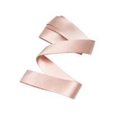 Ballet Pointe Shoe Ribbon 2.2 Metres Pink/Nude Double Sided