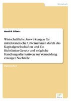 Wirtschaftliche Auswirkungen FüR MittelstäNdische Unternehmen Durch Das Kapitalg