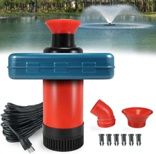 XXK Pond Fountain Aerator AS1 1HP 750W 15000GPH 110V High Flow Floating 100'