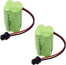 4.8 V AAA Battery Pack, 2 Pieces 1000 mAh Rec...