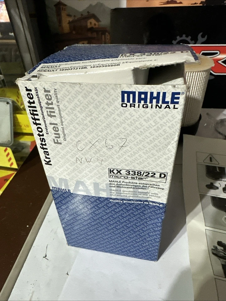 Mahle Diesel Fuel Filter Fits RENAULT MASTER MK3 2.3D 2010 ON | 95519313 - Image 2 of 4
